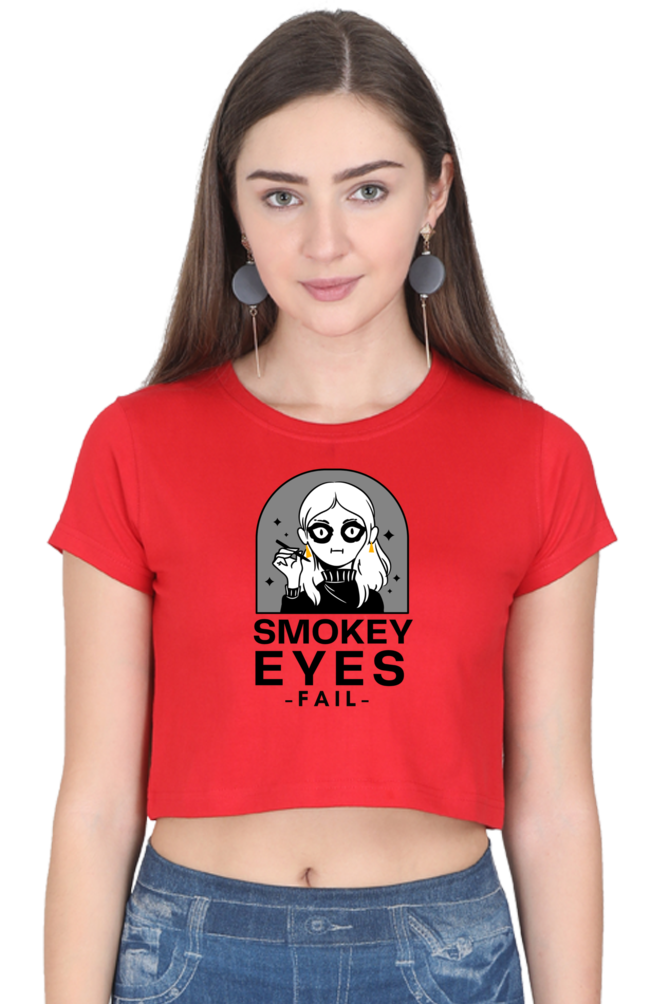 Women's Crop Top - Smokey eyes