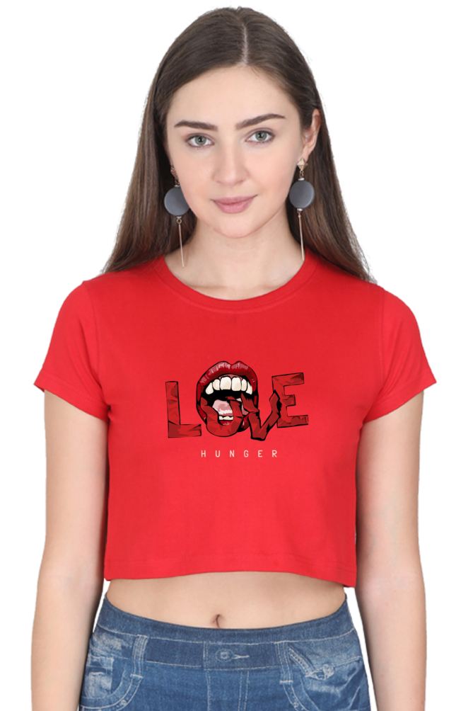 Women's Crop Top - LOVE