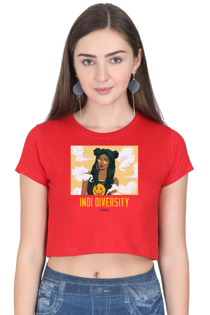 Women's Crop Top - Indi Diversity