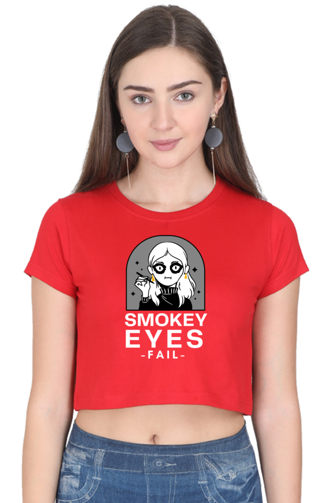 Women's Crop Top - Smokey Eyes