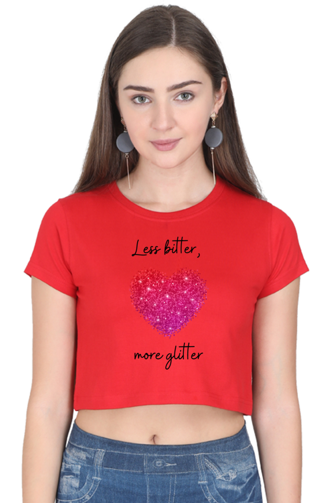 Women's Crop Top - Glitter!