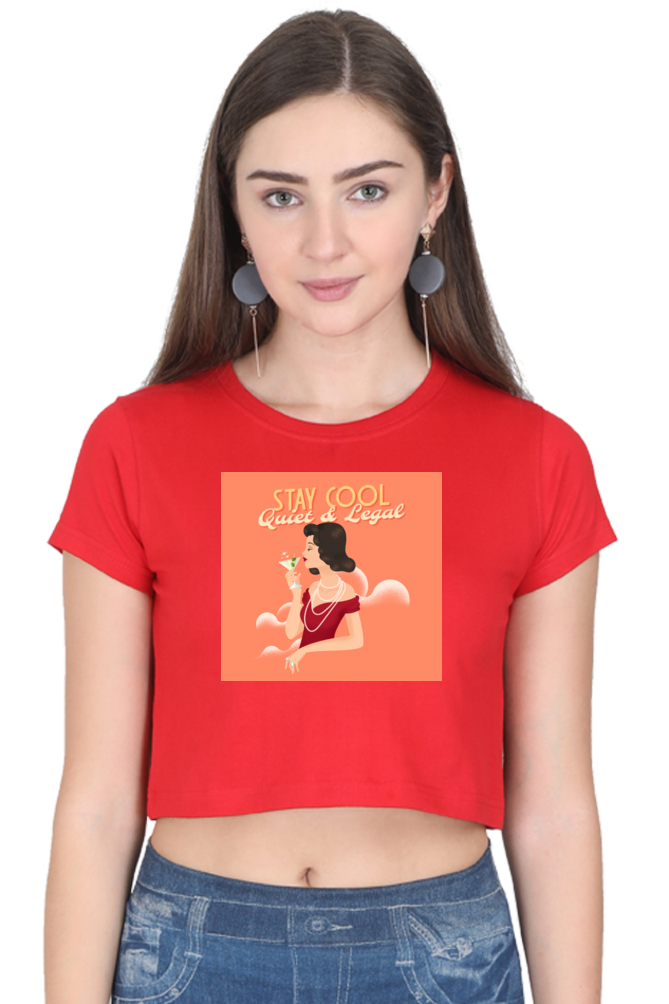 Women's Crop Top - Stay Cool