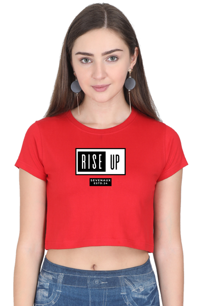 Women's Crop Top - Rise up