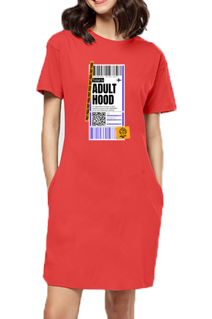 Women's T-shirt dress - Adulthood