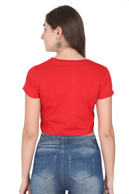 Women's Crop Top - Woman fish