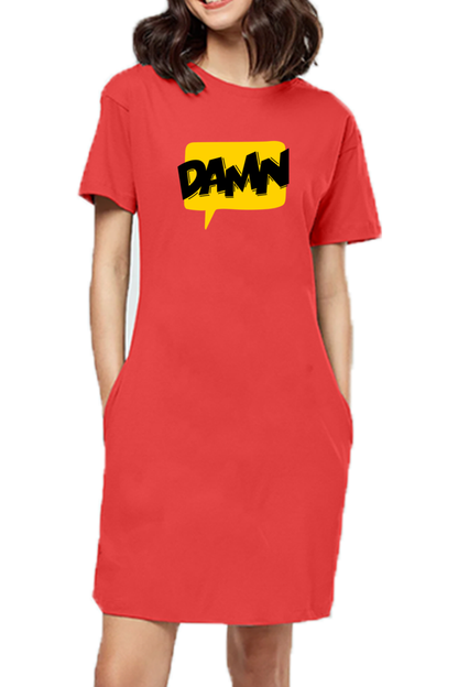 Women's T-shirt dress - Damn