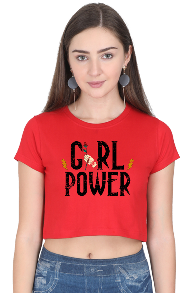 Women's Crop Top - GIRL POWER