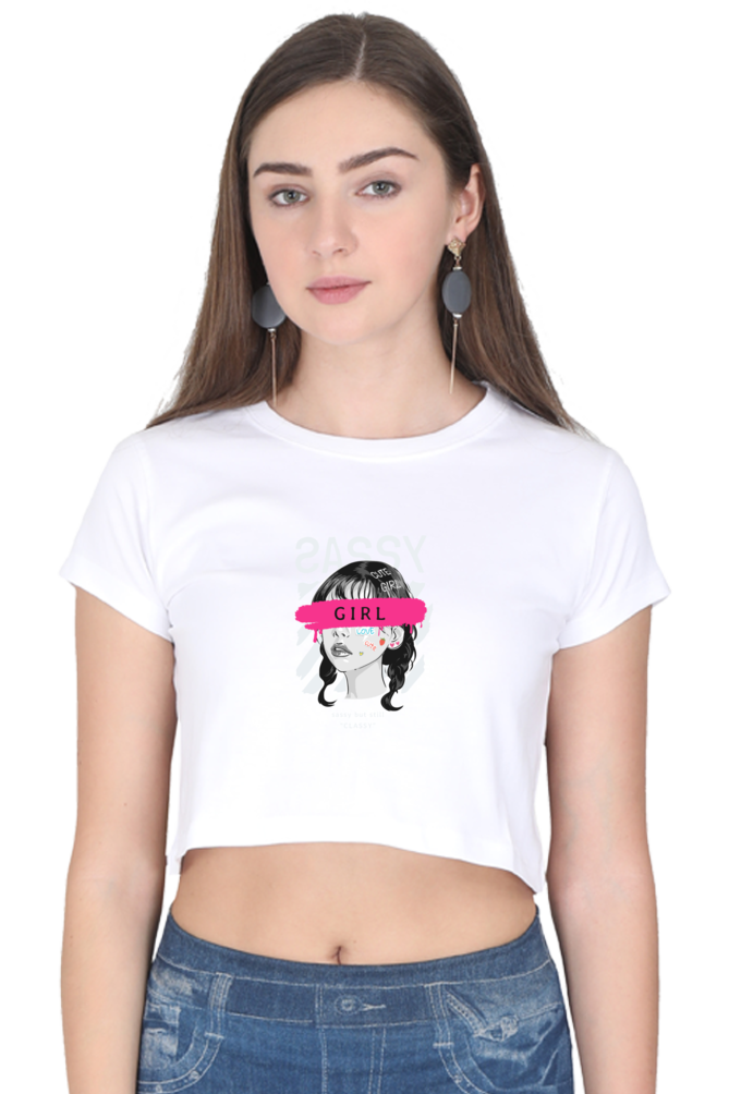 Women's Crop Top - Sassy Girl!