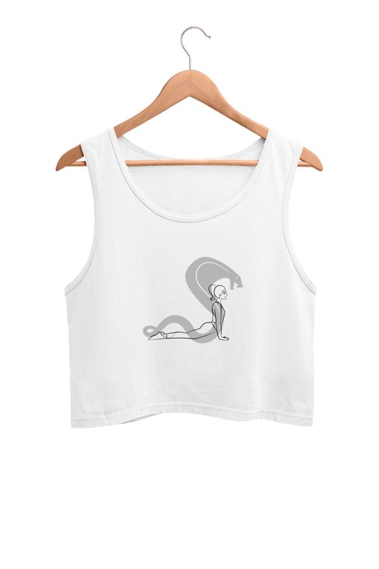 Women's Crop Tank Top - Cobra yoga