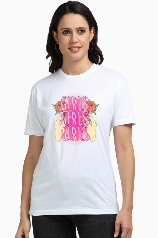 Premium Women's T-shirt - Girls Girls Girls