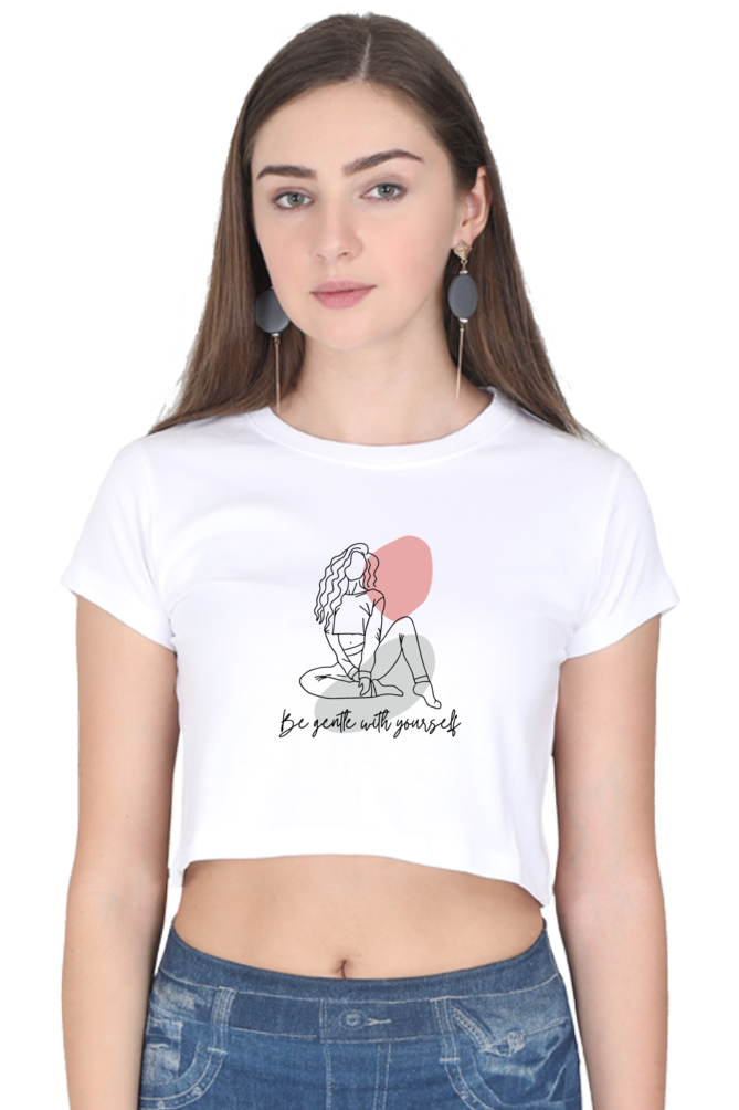 Women's Crop Top - Be Gentle!