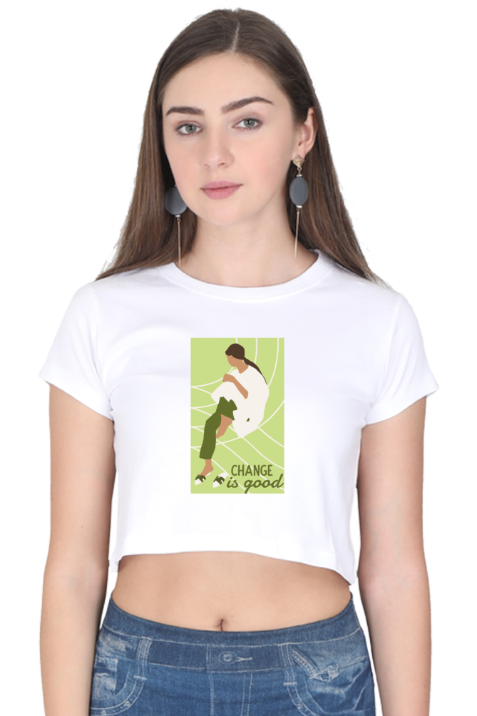 Women's Crop Top - Fashionista change is good