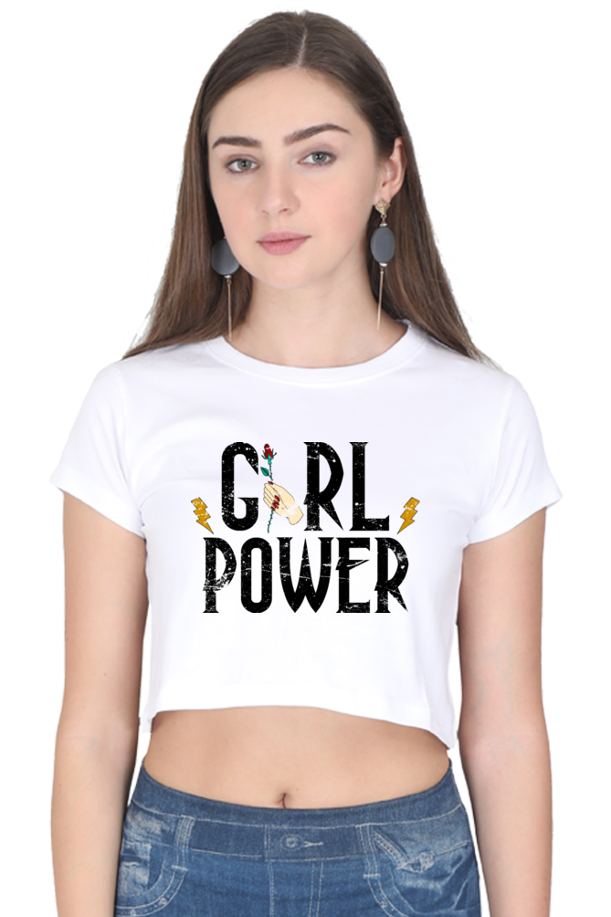 Women's Crop Top - GIRL POWER