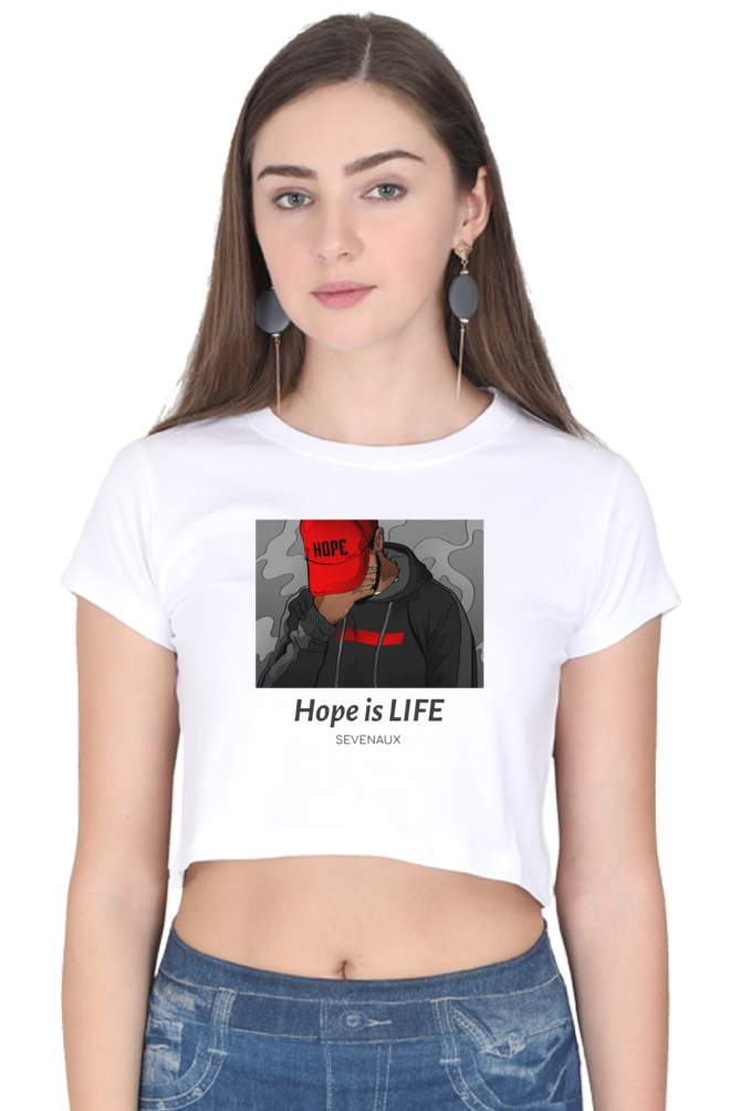 Women's Crop Top - Hope is life