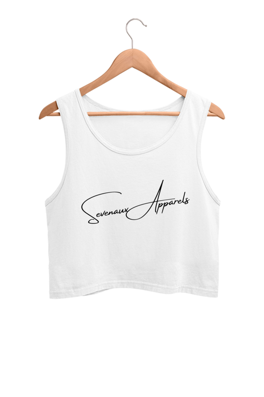 Women's Crop Tank Top - Sevenaux branded