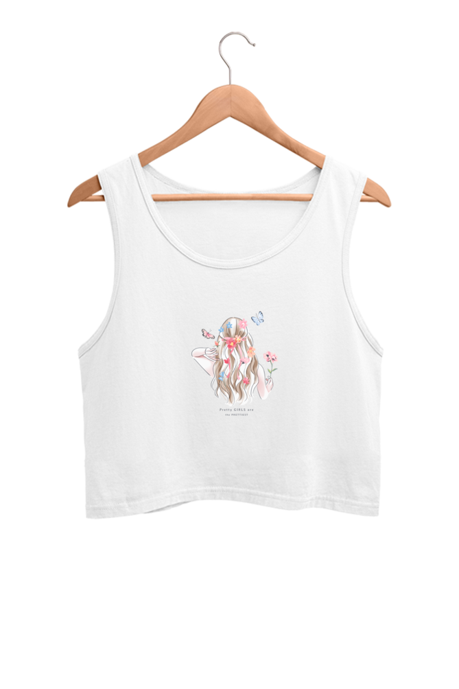 Women's Crop Tank Top - Pretty Girls