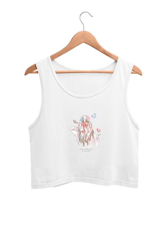 Women's Crop Tank Top - Pretty Girls