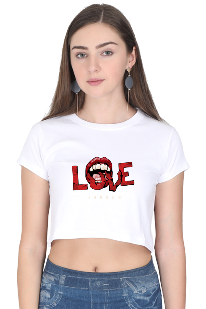 Women's Crop Top - LOVE