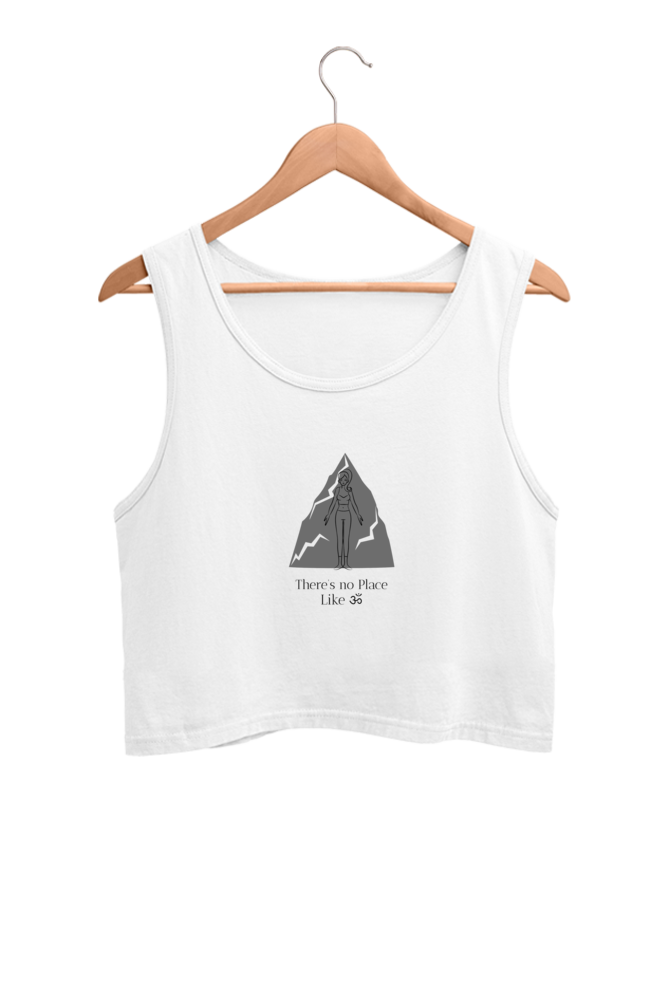 Women's Crop Tank Top - Mountain Yoga