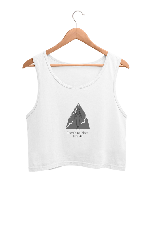 Women's Crop Tank Top - Mountain Yoga