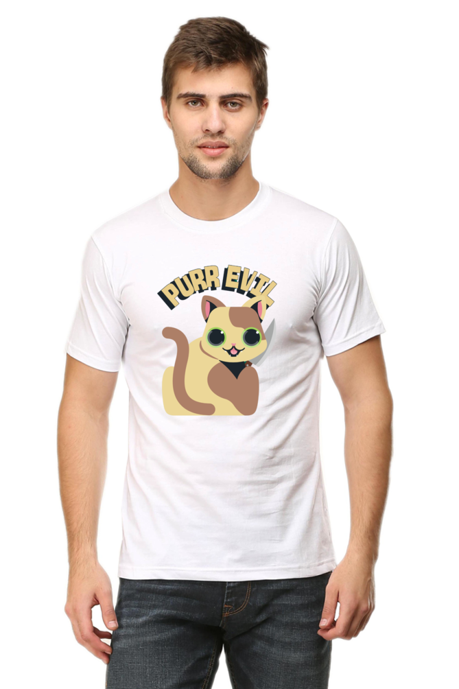 Classic T-shirt - Purr evil cat