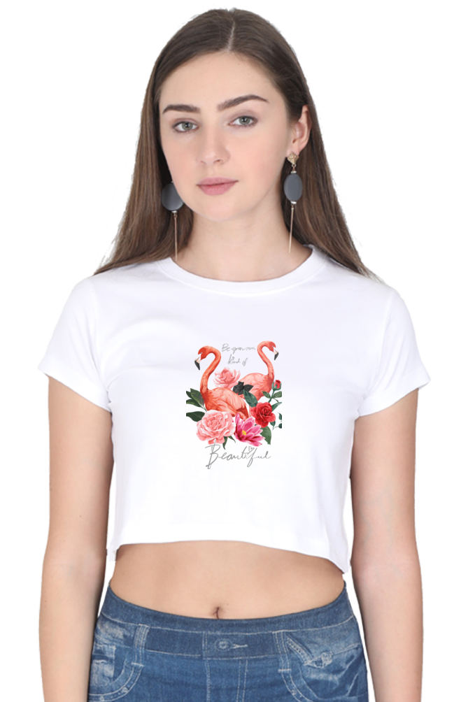 Women's Crop Top - Swan Beautiful