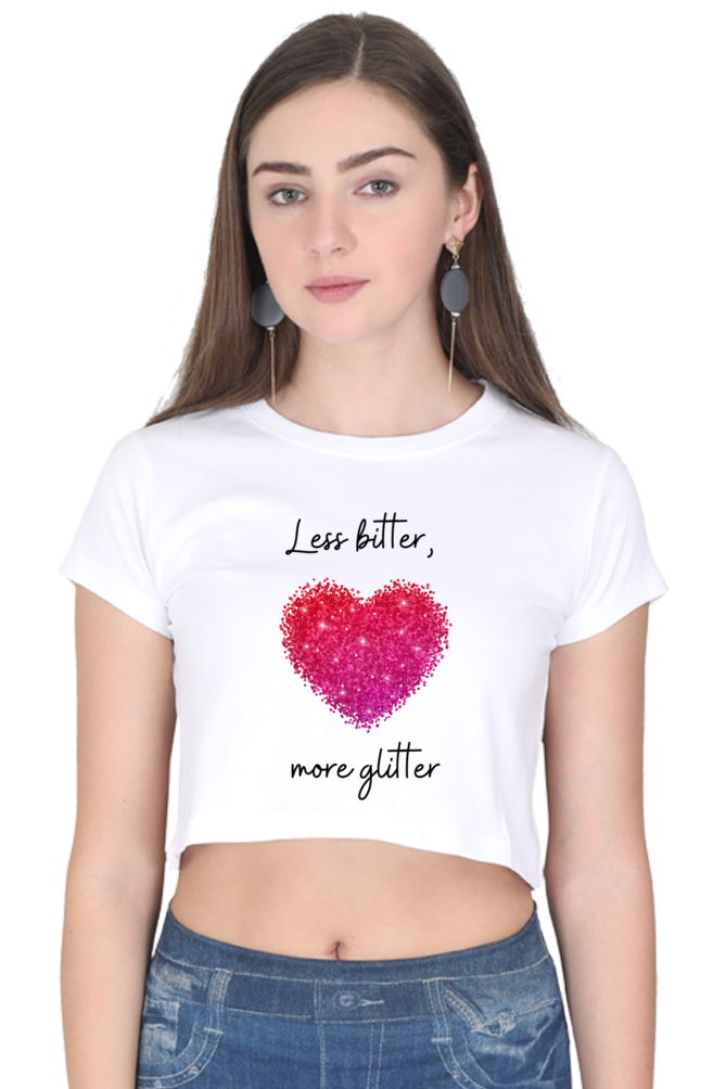 Women's Crop Top - Glitter!