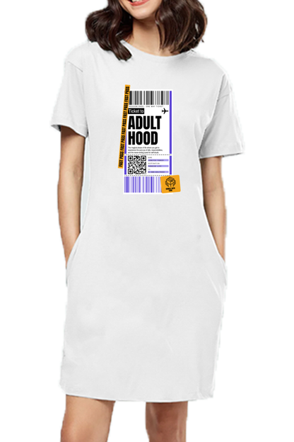 Women's T-shirt dress - Adulthood