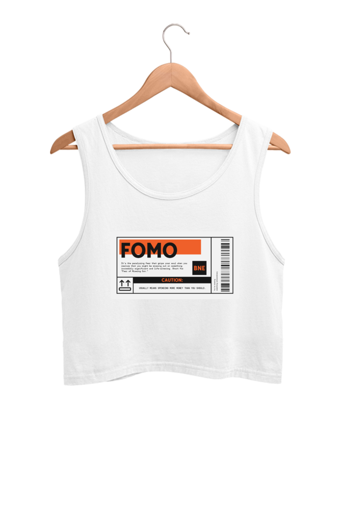 Women's Crop Tank Top - FOMO label