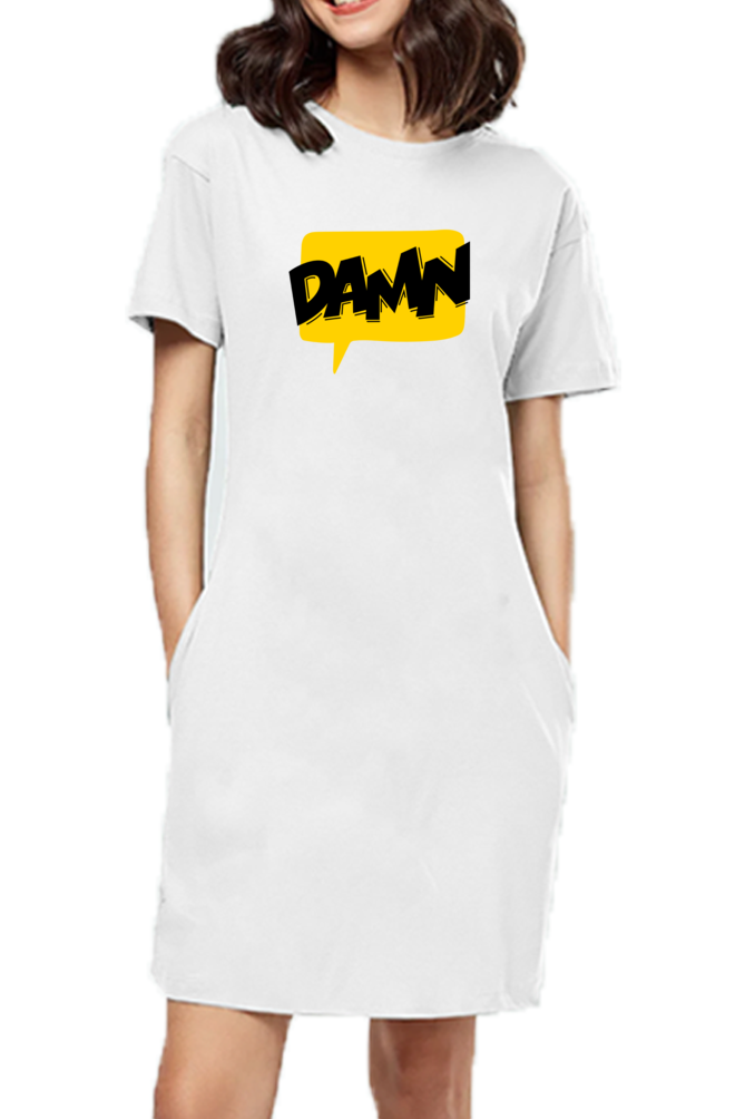 Women's T-shirt dress - Damn