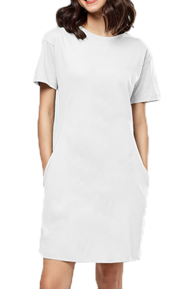 Women's T-shirt dress plain