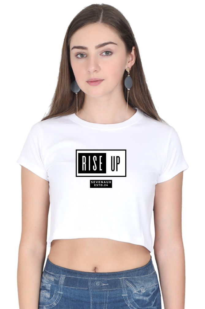 Women's Crop Top - Rise up