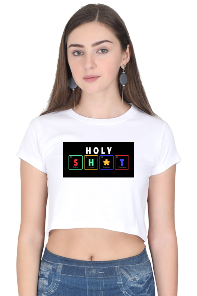 Women's Crop Top - Holy Sh*t