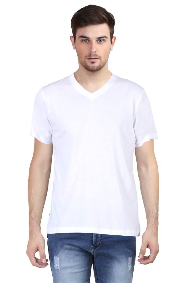 V Neck T-Shirt Plain