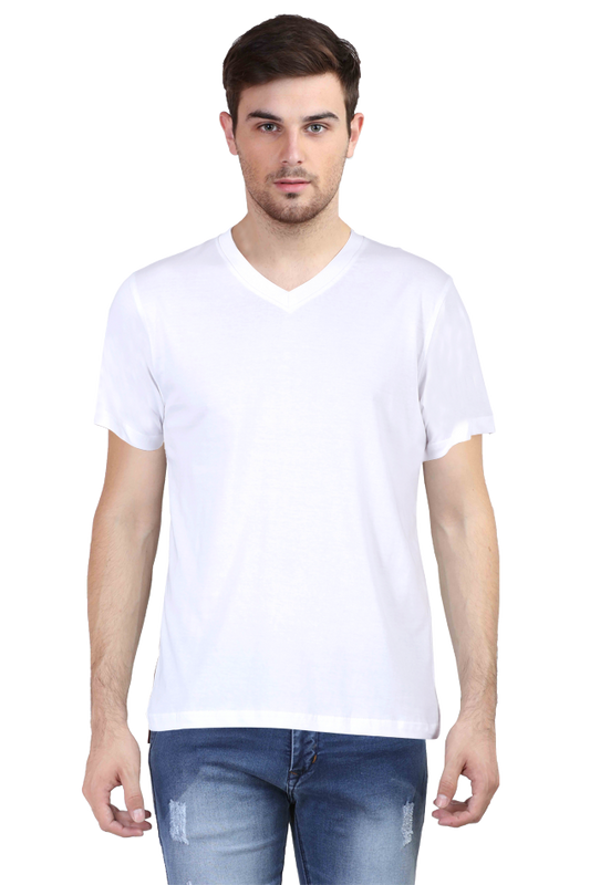 V Neck T-Shirt Plain