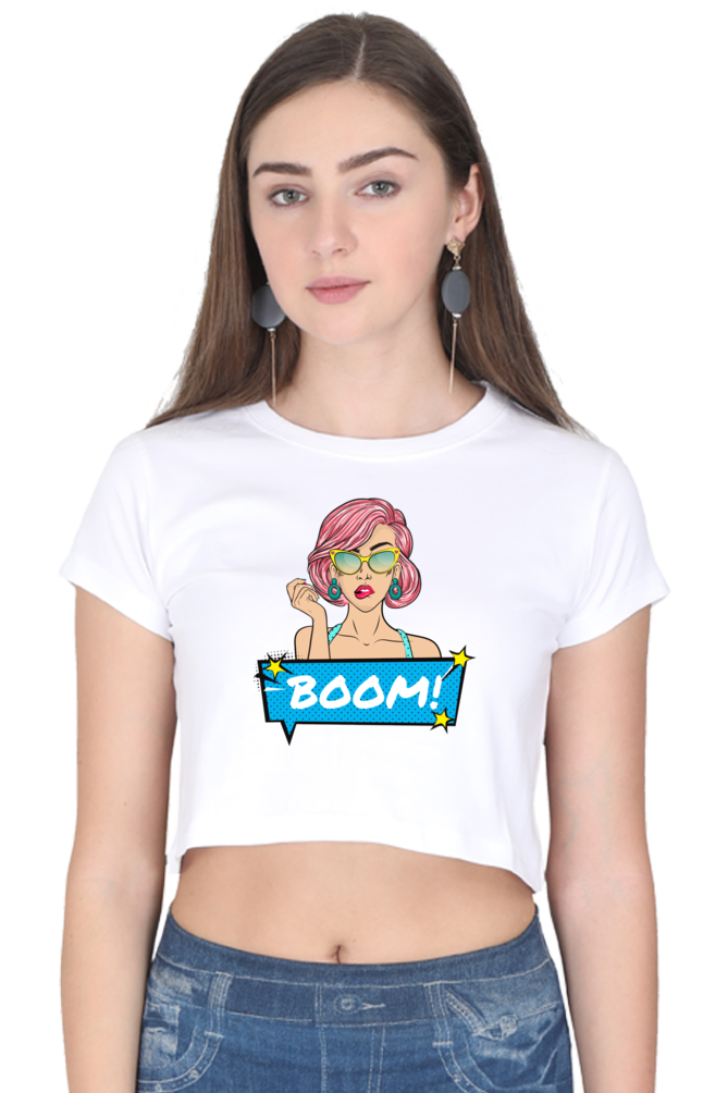 Women's Crop Top - Boom