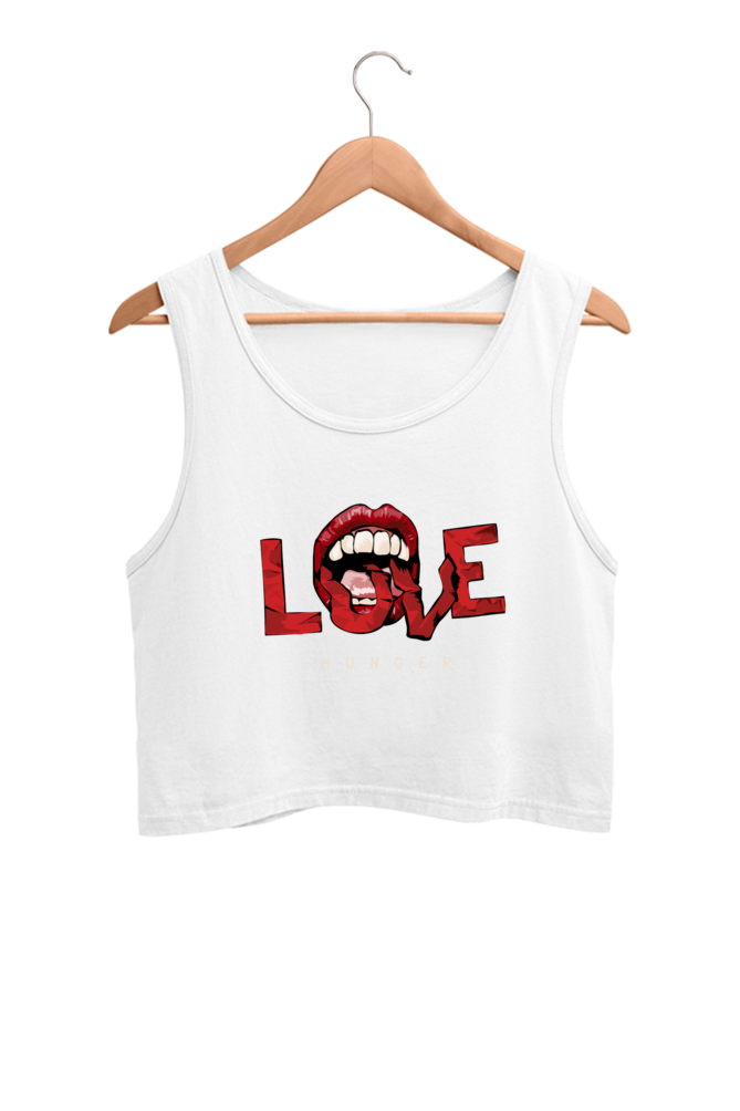 Women's Crop Tank Top - LOVE