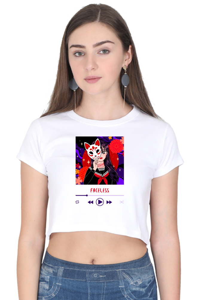 Women's Crop Top - Faceless