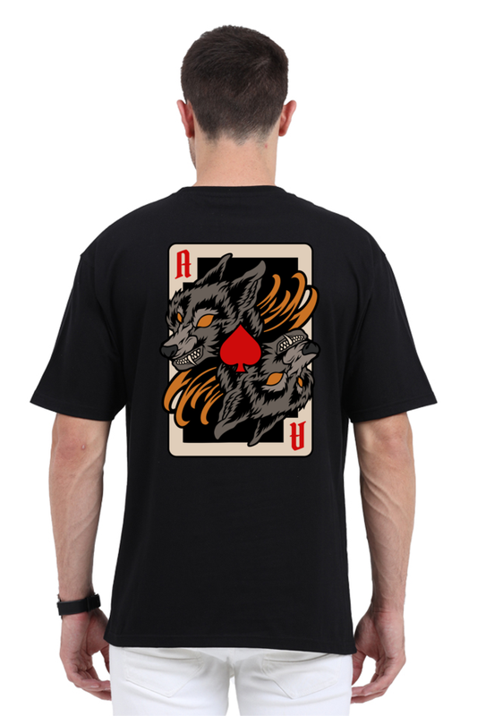 Standard Oversized T-shirt - Wolf card