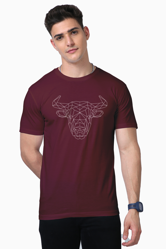 Premium Bull Line Art T-shirt