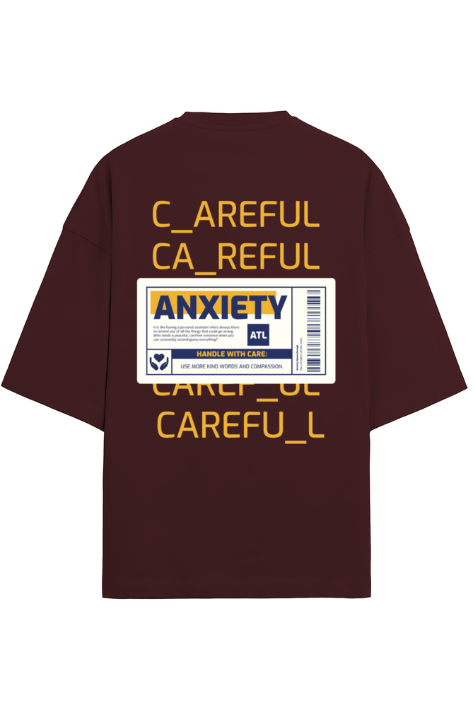 Premium Terry Oversized T-shirt – Anxiety label