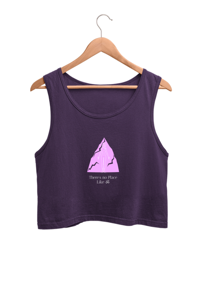 Women's Crop Tank Top - Mountain Yoga