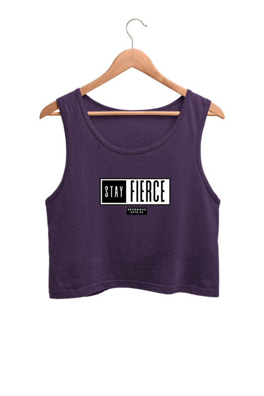 Women's Crop Tank Top - Stay fierce