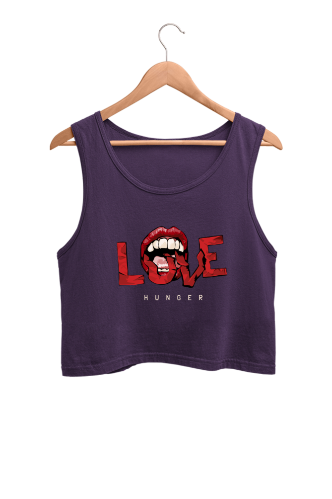 Women's Crop Tank Top - LOVE