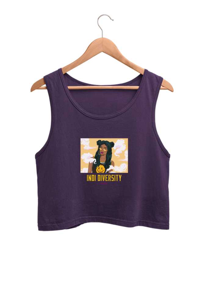 Women's Crop Tank Top - Indi university