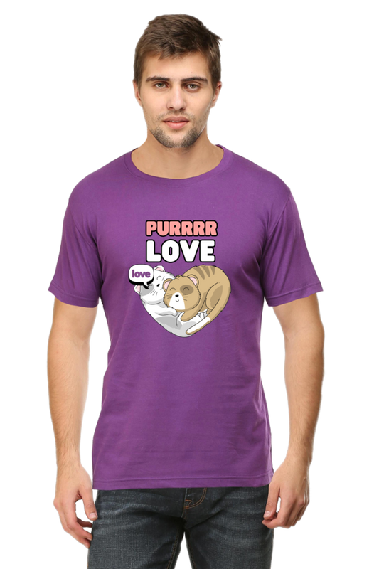 Classic T-shirt - Purr love cat