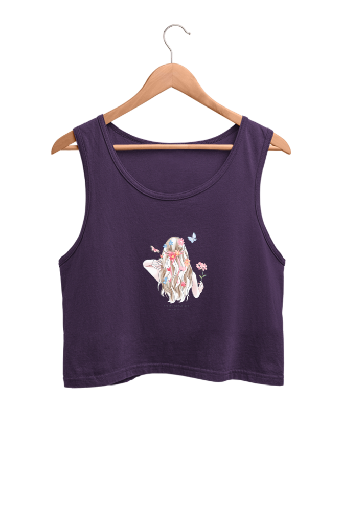 Women's Crop Tank Top - Pretty Girls