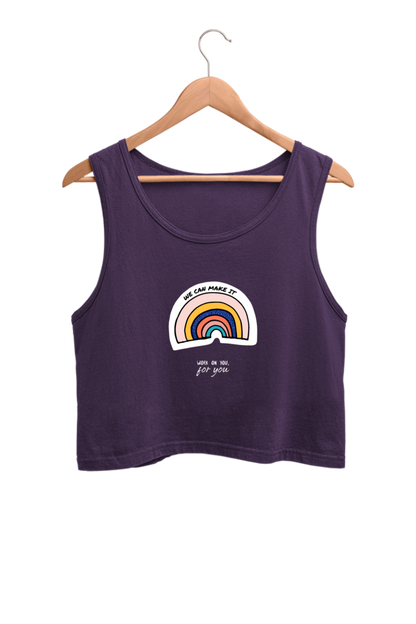 Women's Crop Tank Top - We can make it