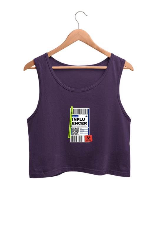 Women's Crop Tank Top - Influencer label