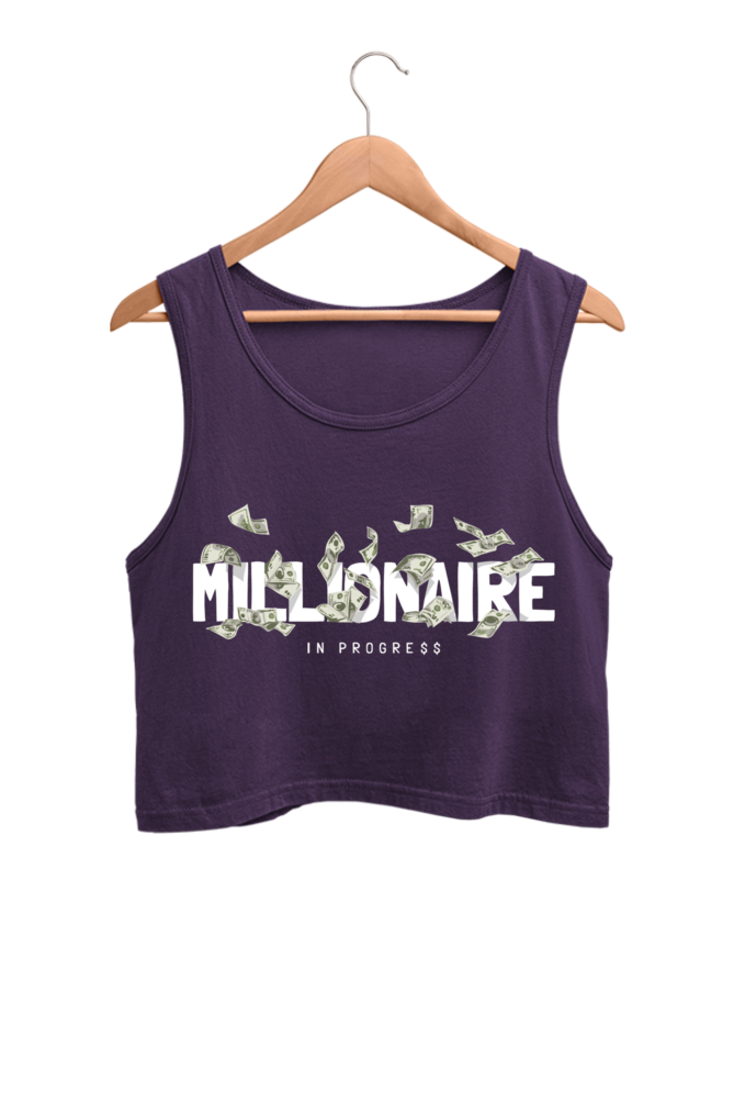 Women's Crop Tank Top - Millionaire